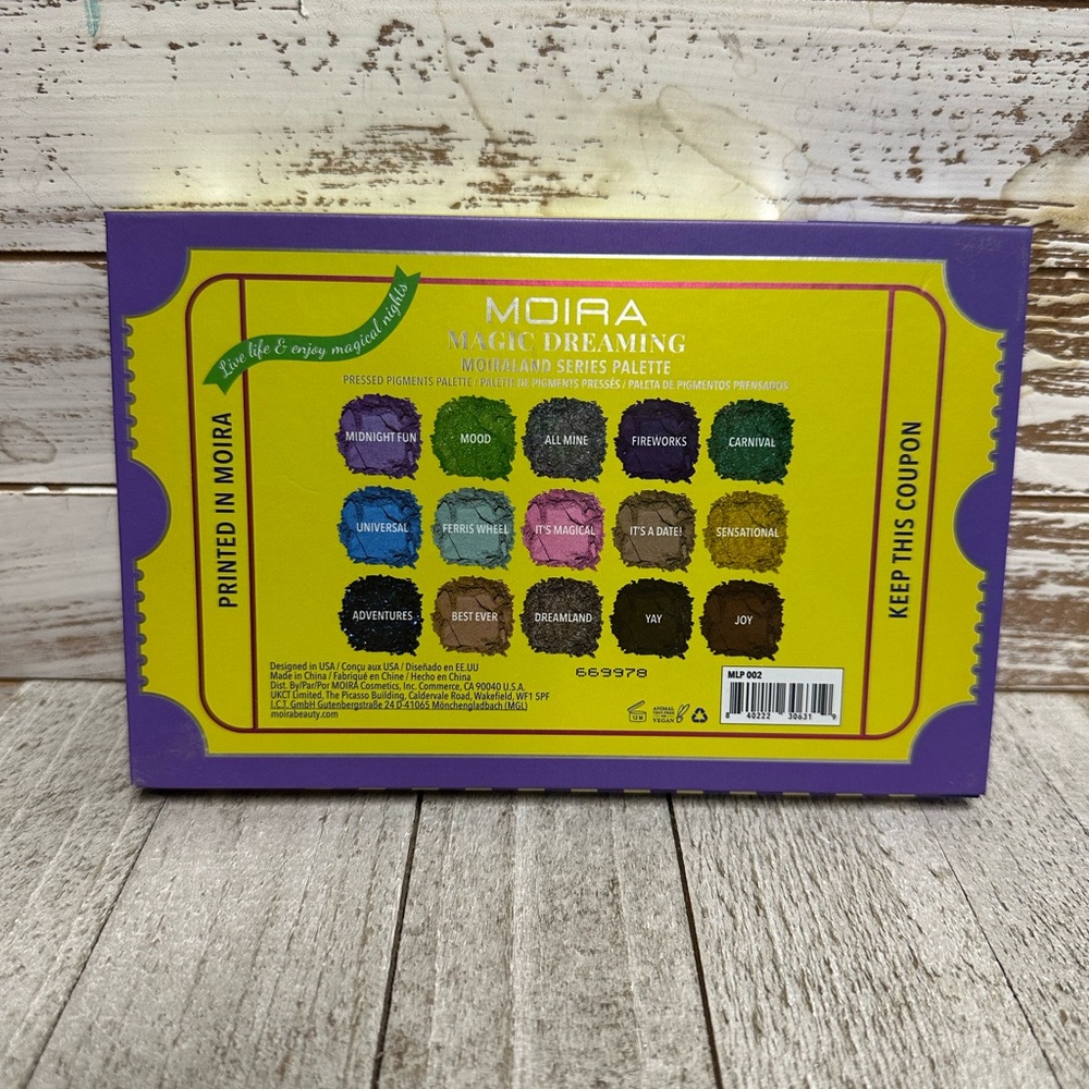 Moira brand new Magic Dreaming moiraland series palette pressed pigments make up - Picture 3 of 3